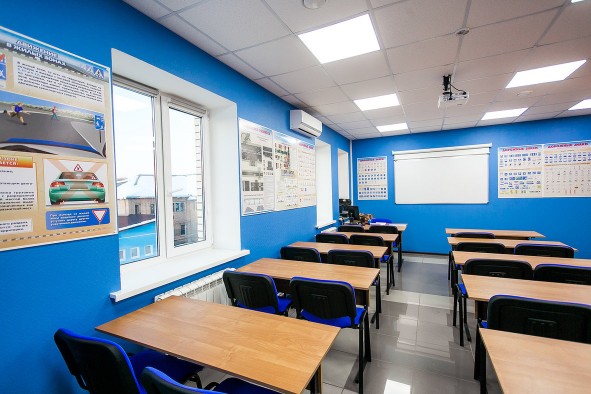 Фото учебного класса в филиале автошколы по адресу Рабочая ул., д. 20