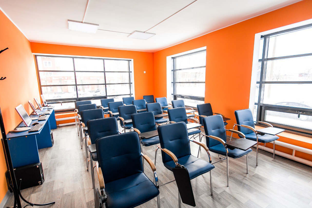 Фото учебного класса в филиале автошколы по адресу ул. Захарченко, д.10